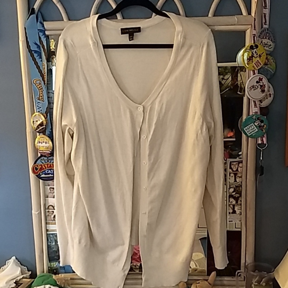 Cream Cardigan from Lane Bryant sz 22/24
